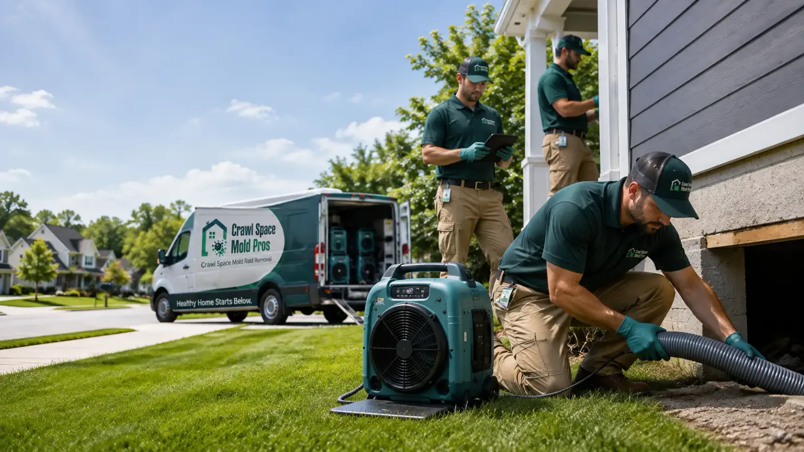 Crawl Space Mold Removal in State Line, PA